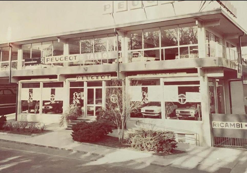 Peugeot, la concessionario di Ponginibbi negli anni 70