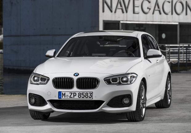 Nuova BMW Serie 1 restyling 2015 M Sport anteriore