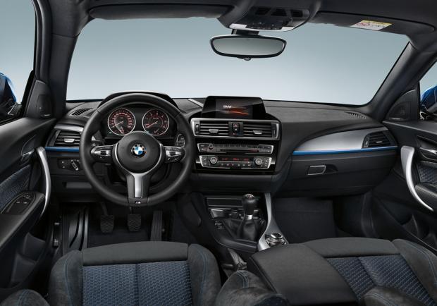 Nuova BMW Serie 1 restyling 2015 M Sport interni
