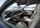 Audi Q6 e-tron milano design week interni