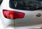 Prova Kia Sportage 2.0 CRDI AWD Rebel dettaglio fanale posteriore