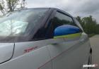 Prova Suzuki Swift Sport GSX-RR Tribute dettaglio specchietti