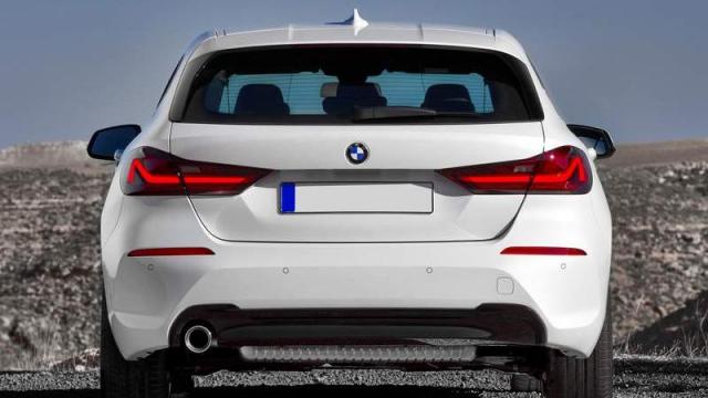 Nuova BMW Serie 1 2019 posteriore