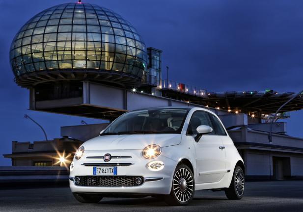 Nuova Fiat 500 multijet white