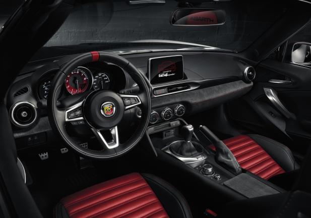 Abarth 124 Spider abitacolo