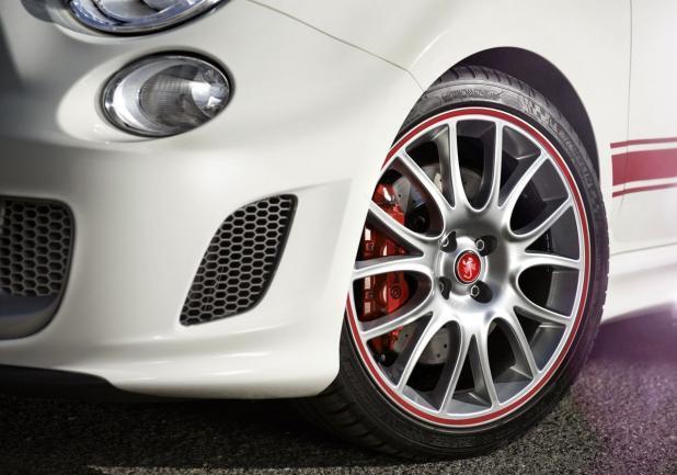 Abarth 595 "50° Anniversario" dettaglio cerchi