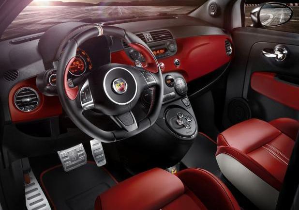 Abarth 595 "50° Anniversario" dettaglio interni