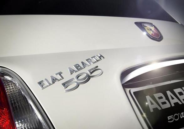 Abarth 595 "50° Anniversario" dettaglio logo posteriore