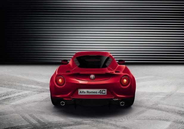 Alfa Romeo 4C posteriore
