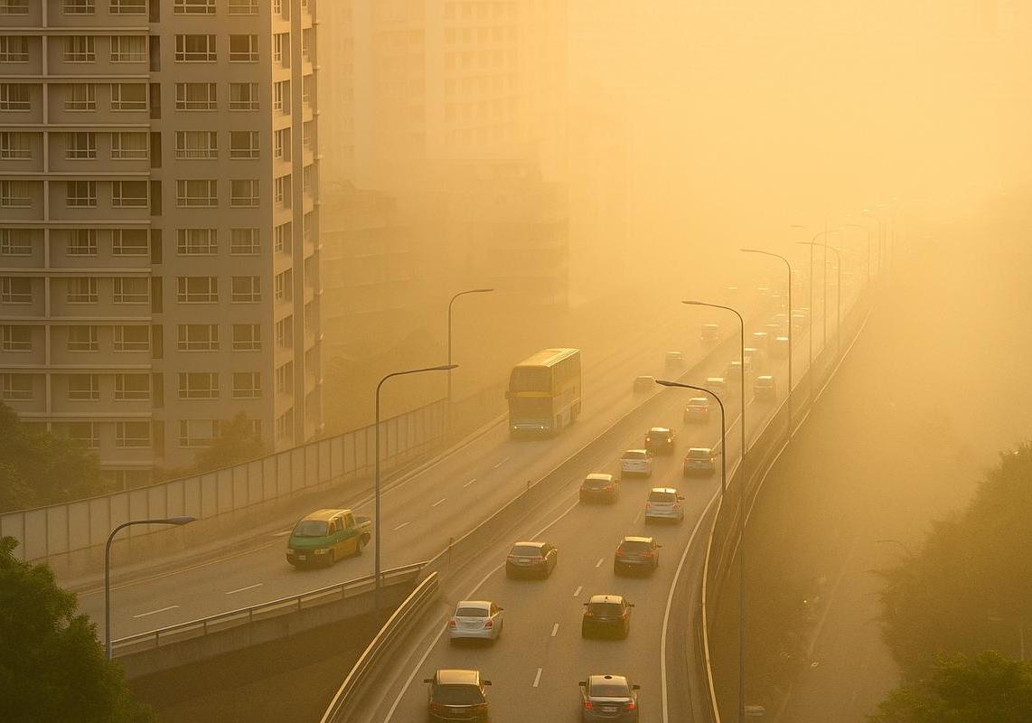 asfalto mangia smog foto