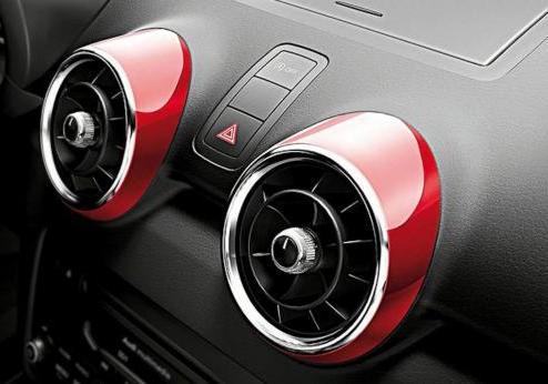 Audi A1 Amplified Red dettaglio bocchette areazione