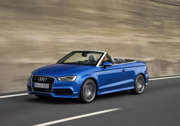 Audi A3 Cabriolet Quattro in movimento