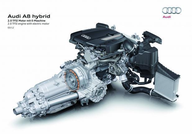 Audi A8 Hybrid motore
