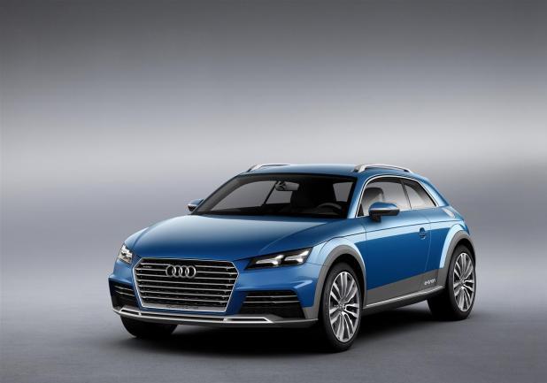 Audi Allroad Shooting Brake tre quarti anteriore