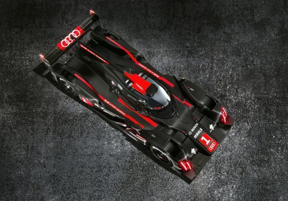 Audi R18 e-tron quattro 2014 dall'alto