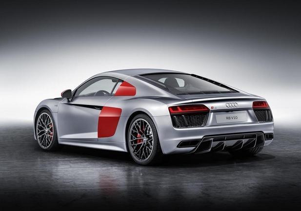 Audi R8 Audi Sport tre quarti posteriore