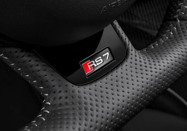 Audi RS7 Sportback dettaglio volante