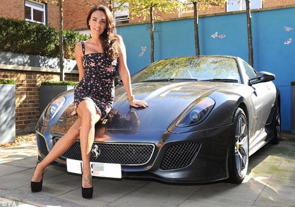 Le auto dei vip Tamara Eccleston Ferrari 599