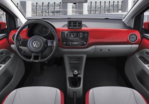 Auto economiche 2012 Volkswagen Up! interni