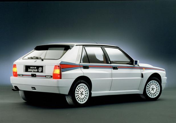 Auto d'epoca Lancia Delta Integrale Evoluzione Martini