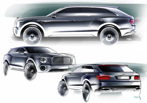 Bentley EXP 9 F Concept design