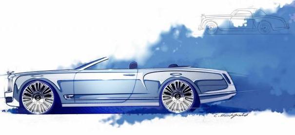 Bentley Mulsanne Convertible Concept aperta