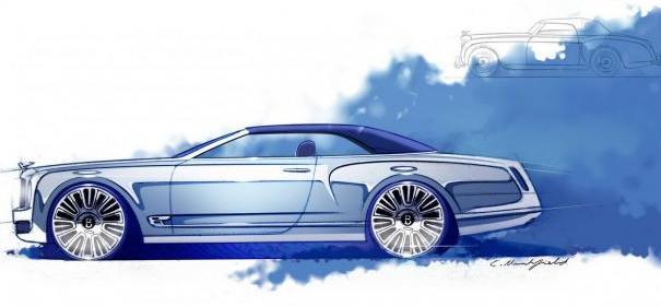 Bentley Mulsanne Convertible Concept capotte chiusa