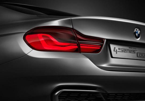 BMW Concept Serie 4 Coupé dettaglio fari posteriori