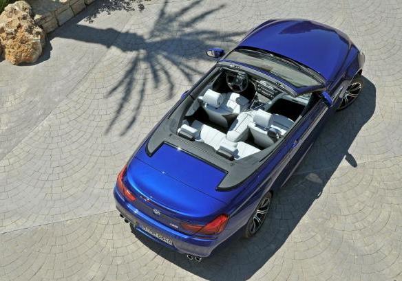 BMW M6 Cabrio dall'alto