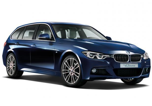 BMW Serie 3 40 Years Edition tre quarti anteriore