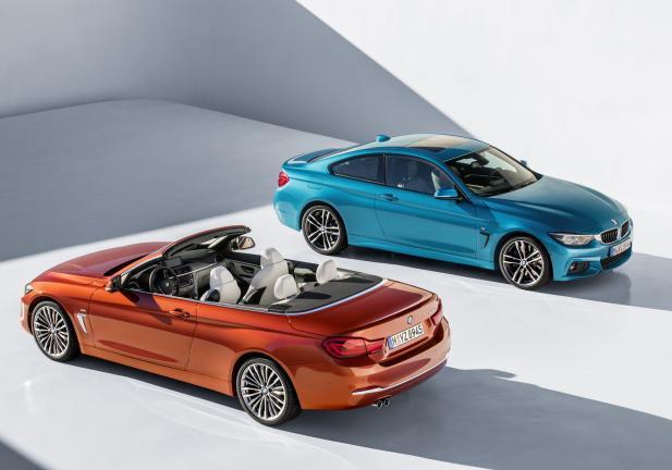 BMW Serie 4 2017 blu arancio