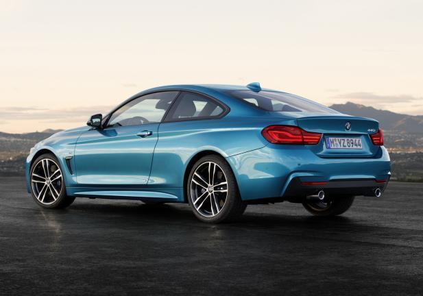 BMW Serie 4 2017 tre quarti posteriore