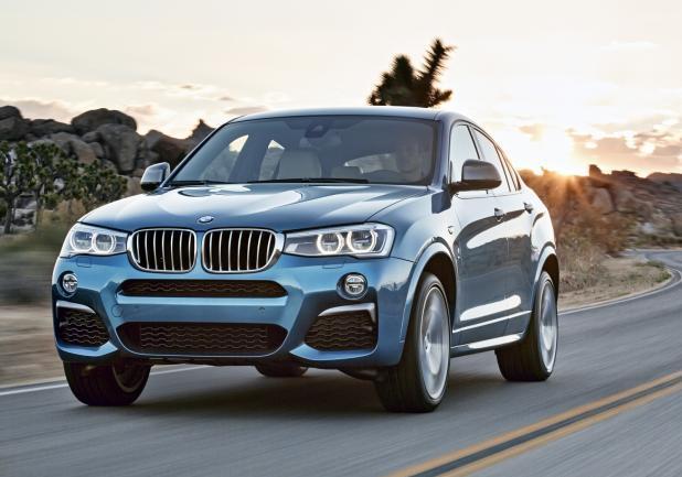 BMW X4 M40i tre quarti anteriore