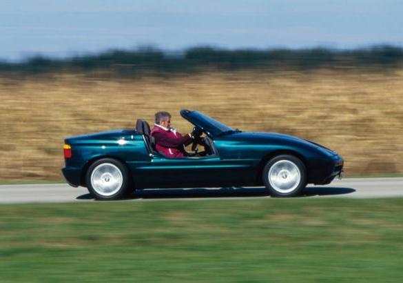 BMW Z1 verde profilo