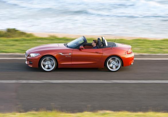 BMW Z4 restyling 2013 profilo lato sinistro