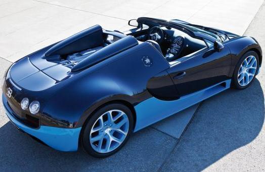 Bugatti Veyron Grand Vitesse Blue Carbon 3