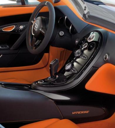 Bugatti Veyron Grand Vitesse Jet Grey interni