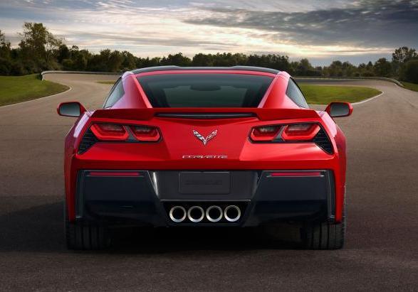 Chevrolet Corvette Stingray posteriore