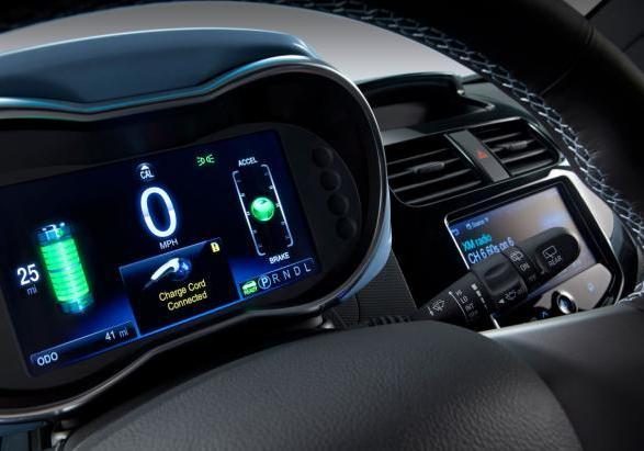 Chevrolet Spark EV strumentazione