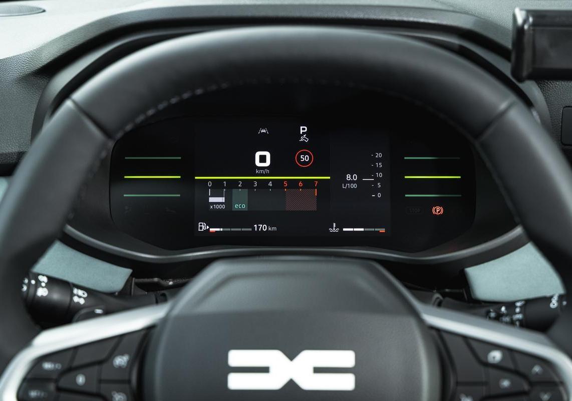 Dacia Sandero GPL automatica cruscotto