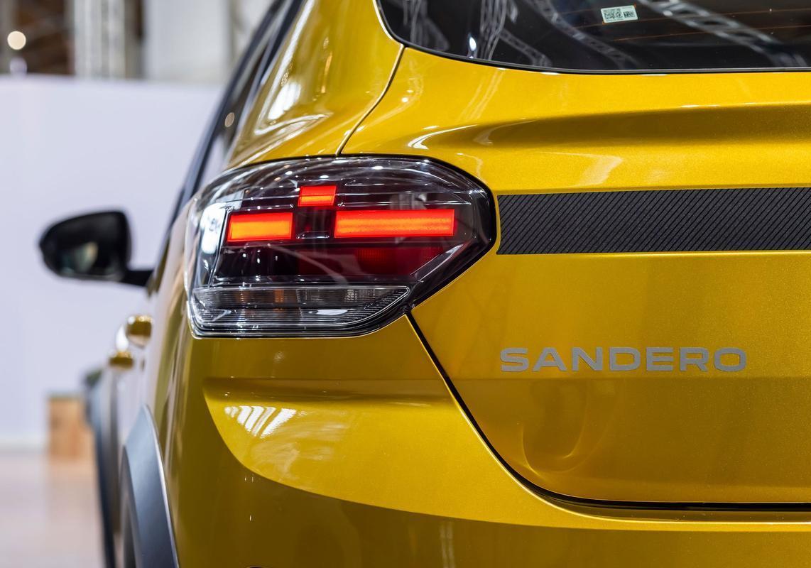 Dacia Sandero Stepway restyling 2025 posteriore