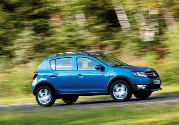 Dacia Sandero turbo in movimento