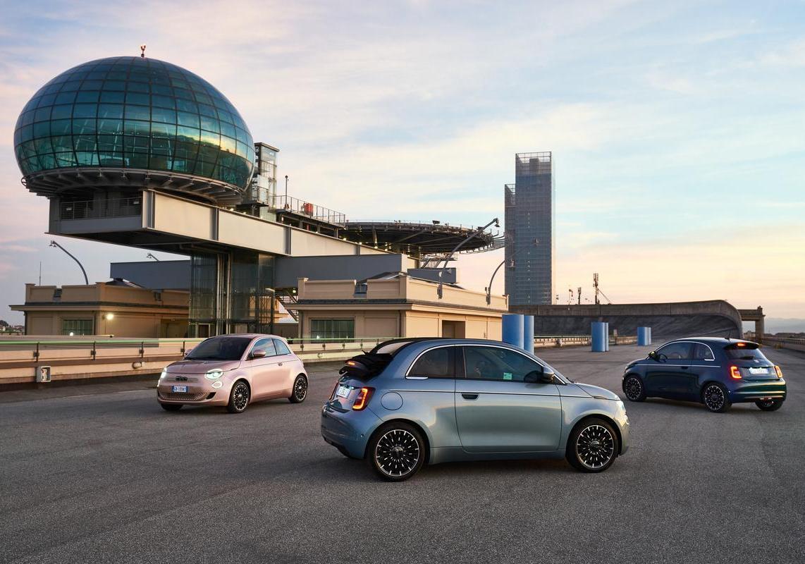 Fiat 500 elettrica foto cabrio e 3 1