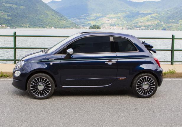 Fiat 500 Riva profilo