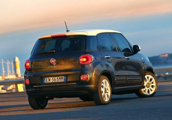 Fiat 500L 1.6 Multijet II 105 cv tre quarti posteriore lato destro