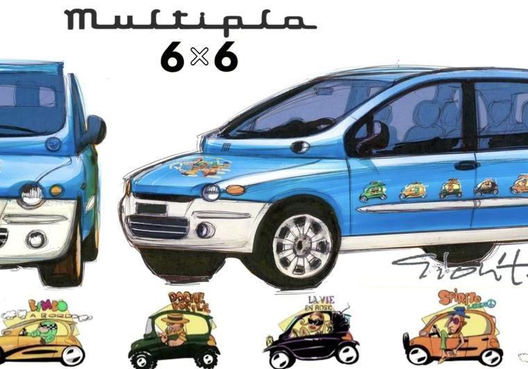 Foto Fiat Multipla 6x6 one off 5 - Patentati