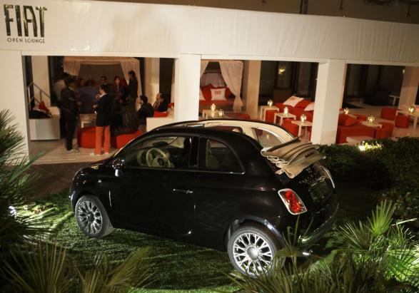 Il "Fiat Open Lounge" a Milano