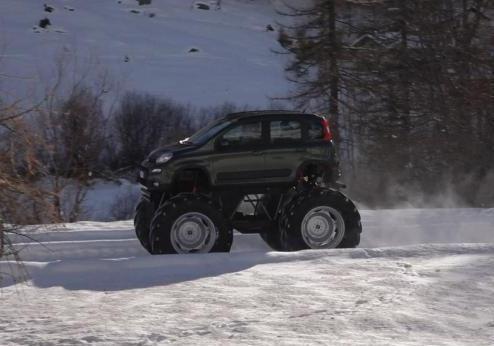 Fiat Panda 4x4 Monster Truck profilo