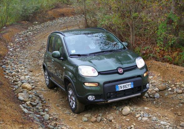 Fiat Panda 4x4 in off road