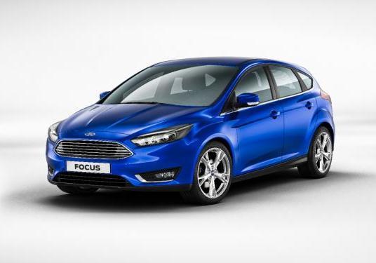 Ford Focus restyling 2014 tre quarti anteriore